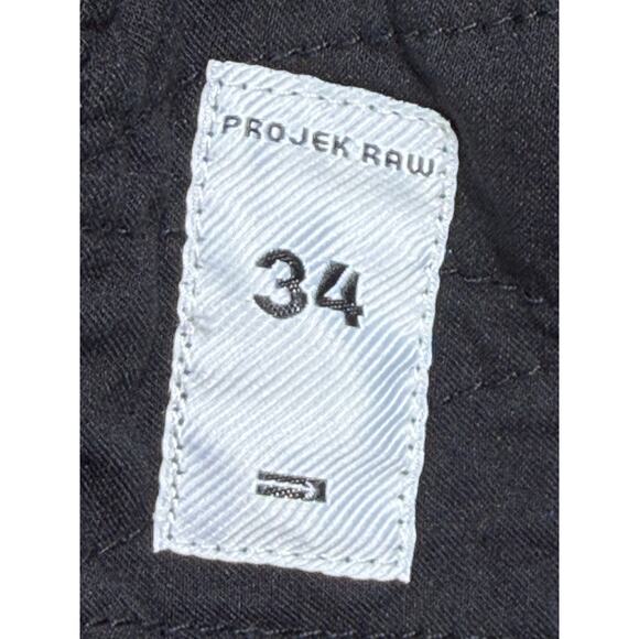 Projek Raw Men 34 Black Bungee Flex Tactical Pants Stretch Utility Trousers - Picture 4 of 8